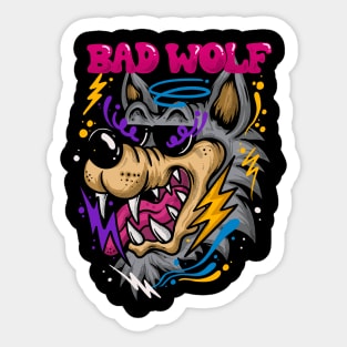 Bad wolf Sticker